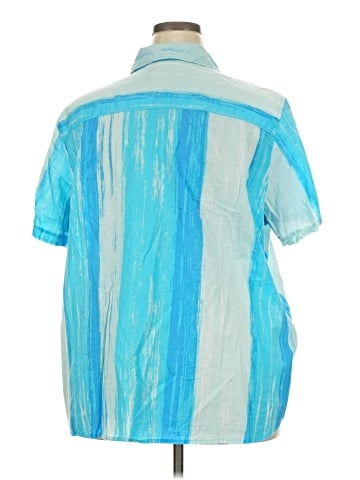 Woman Within Short Sleeve Button-Down Shirt (view 2)