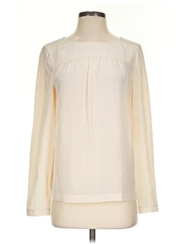 Ann Taylor Long Sleeve Silk Top (view 1)