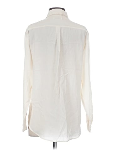 Equipment Long Sleeve Silk Top (view 2)
