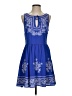Bebe 100% Polyester Blue Casual Dress Size 4 - photo 1