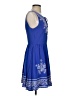 Bebe 100% Polyester Blue Casual Dress Size 4 - photo 4