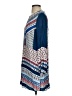 Express 100% Rayon Print Blue Casual Dress Size S - photo 5
