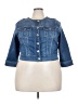 Torrid Blue Denim Jacket Size 3X Plus (3) - photo 1