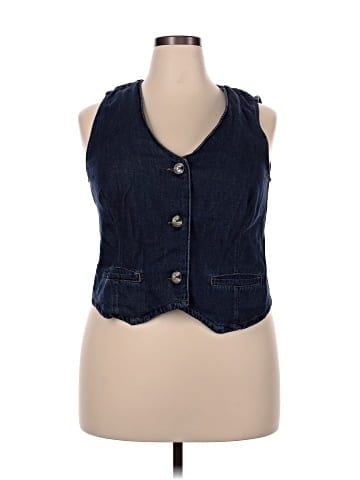 Lane Bryant Denim Vest (view 1)