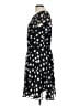 MSK 100% Polyester Polka Dots Black Casual Dress Size 10 - photo 5
