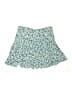 Zara 100% Viscose Floral Teal Skort Size L - photo 2