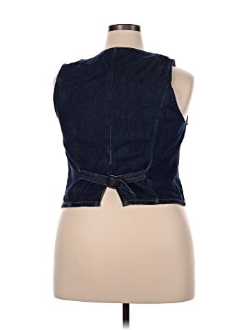 Lane Bryant Denim Vest (view 2)