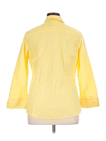 Gold Label Investments 3/4 Sleeve Button-Down Shirt (view 2)