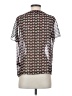 Scotch & Soda 100% Polyester Silver Short Sleeve Blouse Size Sm (1) - photo 2
