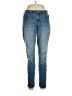 Jennifer Lopez Solid Blue Jeans Size 10 - photo 1
