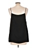 Ann Taylor LOFT 100% Polyester Black Sleeveless Top Size L - photo 2