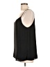Ann Taylor LOFT 100% Polyester Black Sleeveless Top Size L - photo 5