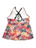 Apt. 9 Print Red Swimsuit Top Size 1X - photo 2