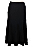 JM Collection Solid Black Formal Skirt Size 14 - photo 1