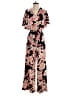 MNG Suit 100% Polyester Floral Black Jumpsuit Size XS - photo 1