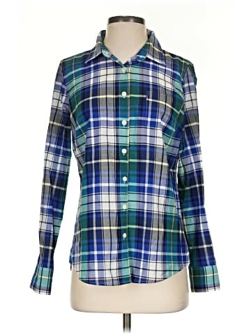 J.Crew Factory Store Long Sleeve Button-Down Shirt (view 1)