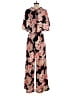 MNG Suit 100% Polyester Floral Black Jumpsuit Size XS - photo 2