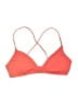 Carve Designs Solid Orange Swimsuit Top Size M - photo 1