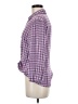 Cato Checkered-gingham Purple 3/4 Sleeve Blouse Size M - photo 5