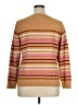 Talbots Outlet Stripes Tan Pullover Sweater Size XL Petite - photo 2