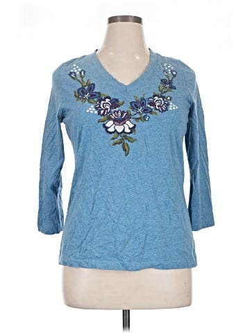 Charter Club 3/4 Sleeve T-Shirt (view 1)