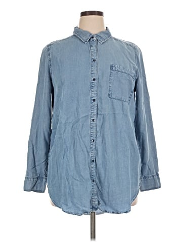 Liz Claiborne Long Sleeve Button-Down Shirt (view 1)