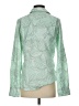 Columbia 100% Polyester Green Long Sleeve Blouse Size S - photo 2