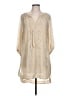 Bobeau 100% Polyester Tan Casual Dress Size L - photo 1