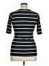 rue21 Stripes Black Short Sleeve Turtleneck Size XL - photo 2