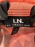 I.N. San Francisco 100% Polyester Orange Short Sleeve Blouse Size M - photo 7