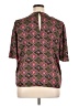 ModCloth Brown Short Sleeve Blouse Size XL - photo 2