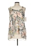 Love Squared 100% Polyester Ivory Sleeveless Blouse Size L - photo 1