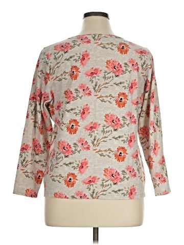Croft & Barrow 3/4 Sleeve T-Shirt (view 2)