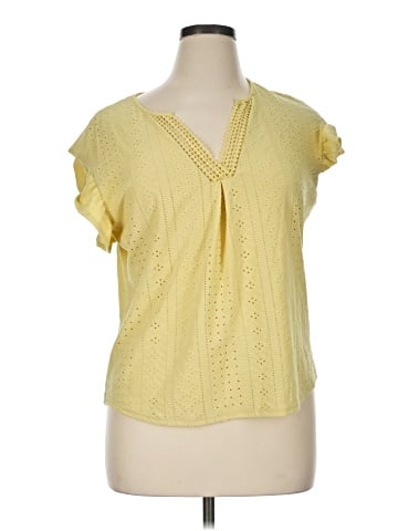 Adrienne Vittadini Short Sleeve Blouse (view 1)