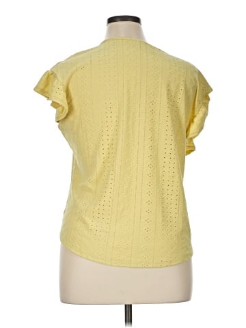 Adrienne Vittadini Short Sleeve Blouse (view 2)