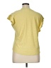 Adrienne Vittadini Yellow Short Sleeve Blouse Size XL - photo 2