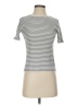 Uniqlo Stripes Gray Short Sleeve Turtleneck Size S - photo 1