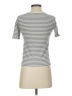 Uniqlo Stripes Gray Short Sleeve Turtleneck Size S - photo 2