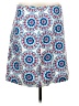 Talbots Print Blue Casual Skirt Size 12 - photo 1