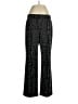 Alfani Stripes Black Casual Pants Size L - photo 1