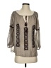 Joie Gray 3/4 Sleeve Blouse Size S - photo 1