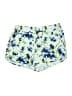 Athletic Works 100% Polyester Floral Blue Shorts Size L - photo 1
