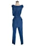 Ramy Brook 100% Polyester Solid Blue Jumpsuit Size XXS - photo 1