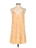 BCBGeneration Paisley Yellow Casual Dress Size S - photo 1