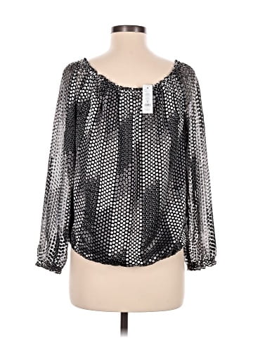 White House Black Market Long Sleeve Blouse (view 2)