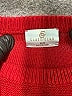 Class Club 100% Cotton Red Pullover Sweater Size 10 - 12 - photo 3