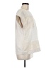 Cato Ivory Short Sleeve Blouse Size M - photo 4