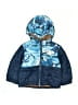 The North Face 100% Polyester Tropical Blue Snow Jacket Size 6-12 mo - photo 1