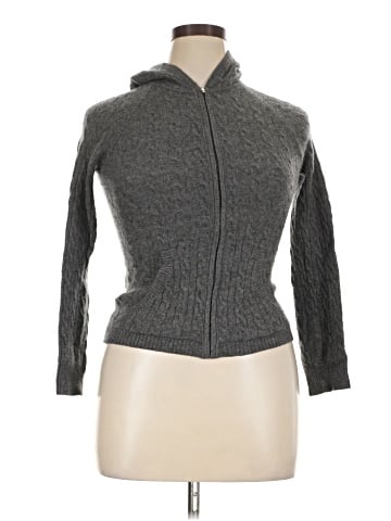 Aqua Cashmere Cardigan (view 1)