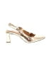 Vince Camuto Metallic Gold Heels Size 8 1/2 - photo 1